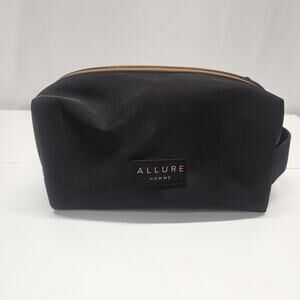 CHANEL Allure Homme Black Toiletry DOPP Shave Makeup Pouch Zip Travel Bag